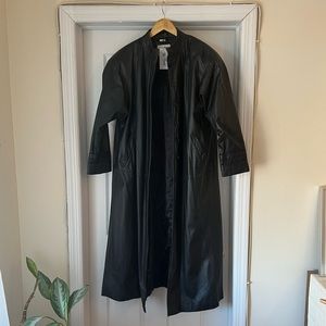 Woman’s Vintage Leather Trench